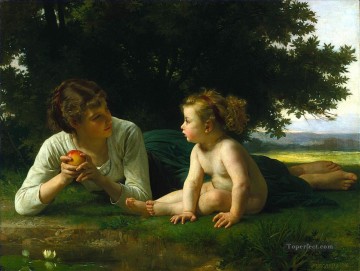 ウィリアム・アドルフ・ブーグロー Painting - 誘惑 1880 リアリズム ウィリアム・アドルフ・ブーグロー